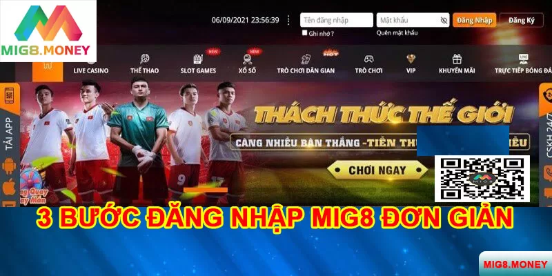 Quy trình 3 bước đăng nhập MIG8 dành cho tân thủ